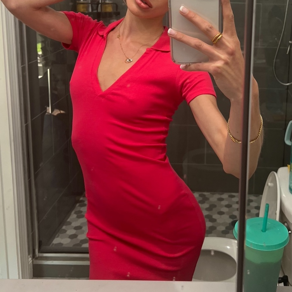 Zara Mini Collared Dress